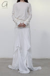 Marc le bihan round neck T -shirt 2897 white
